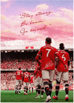 Inspire Picks Modern Soccer Player Canvas Poster Football Wall Art Decor For Home 16 50x70cm Unframed