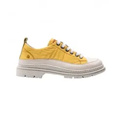 Art Unisex. 118941124003_024 Schuhe Nylon Gelb Birmingham gelb (44), Stoff, Wohnung, Schnürsenkel, Lässig