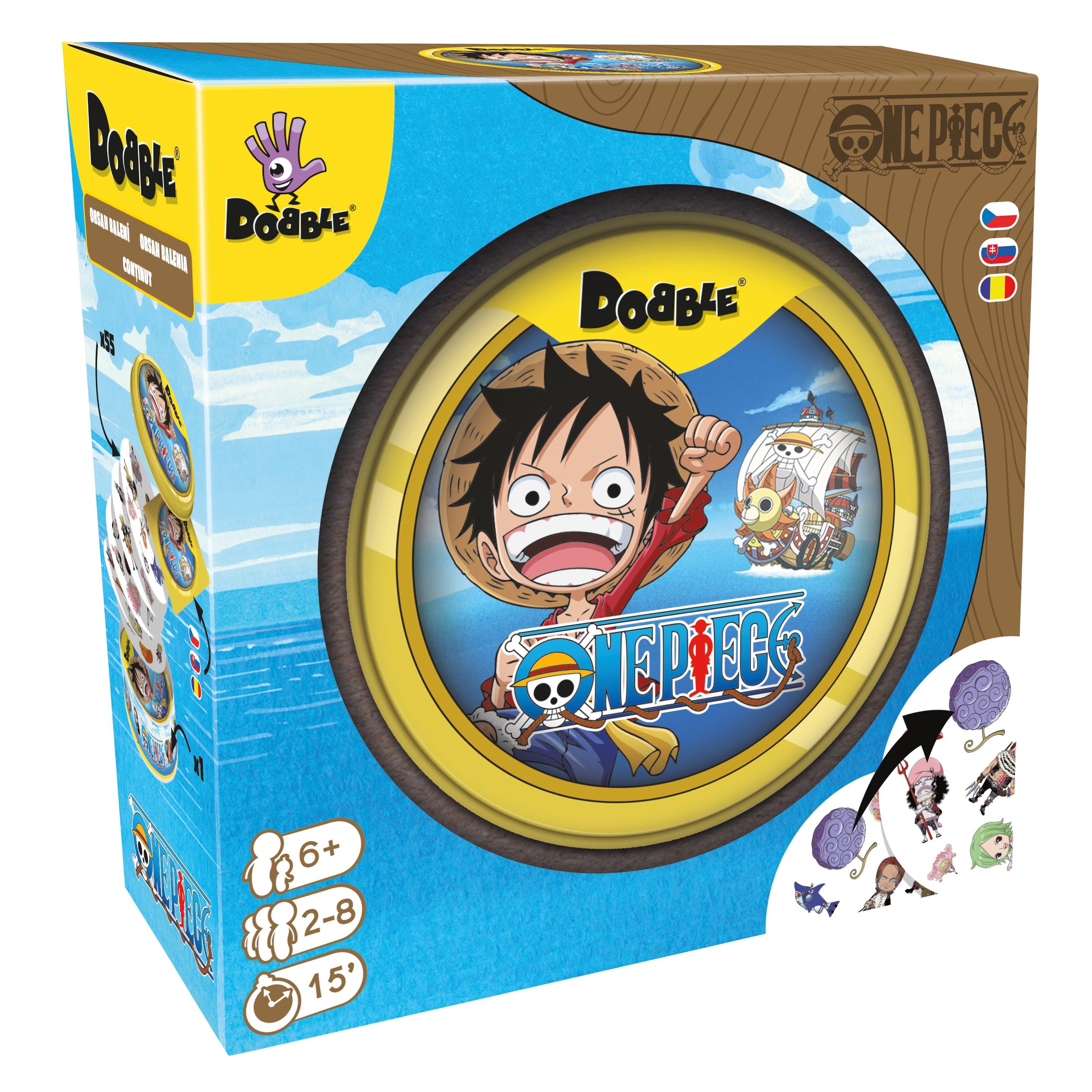 Zygomatic BLACKFIRE Dobble One Piece / Kartenspiel / 55 Karten / Metalldose (Deutsch, 2 - 6 Spieler) (ASDOBONP07ML1)