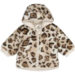 Feetje Plüschjacke Kapuze mit Ohren Leo, natur | braun, 74