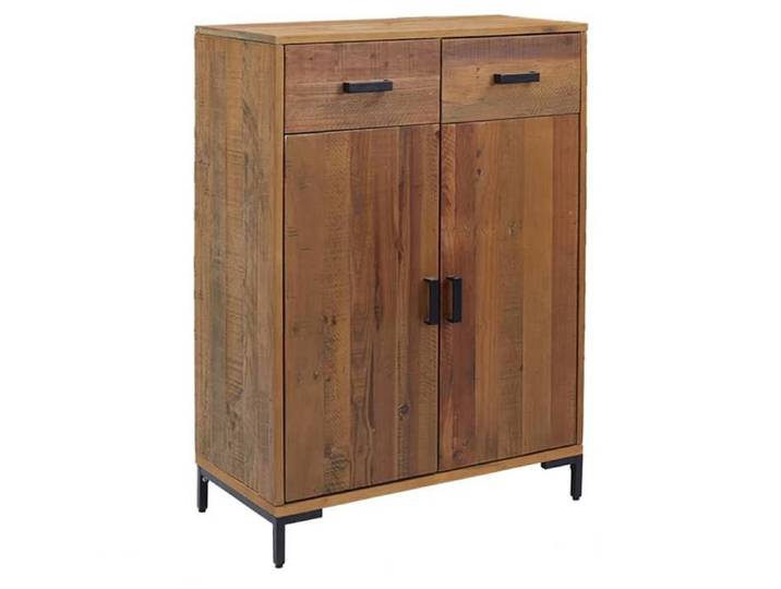Bois Étagère à chaussures Meuble d Entrée Couloir Étagère de rangement 75x40x110 cm(bonne ventilation) Bois pin massif vzb49m