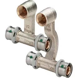 Sockelleisten Hz-Anschluss Stck VIEGA 2173 409326, 16x1/2" Messing vernickelt