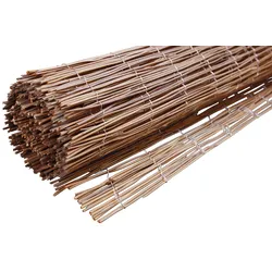 Sichtschutzzaunmatten WINDHAGER, beige (natur), H:180cm, Farn, Zaunelemente, Sicht- und Windschutzmatte aus naturbelassenem Farn, L: 3 m