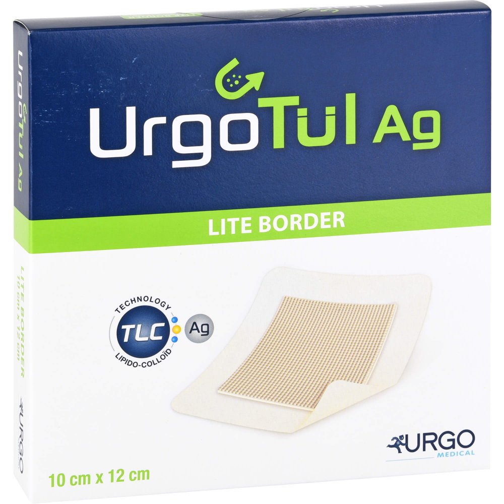Urgo GmbH Urgotül Ag Lite Border 10x12 cm Verband 09607175