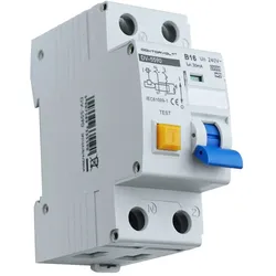 FI/LS Schalter RCBO B16A 2P 30mA 6kA Typ A FI-Schalter LS-Schalter Doktorvolt DV-5590