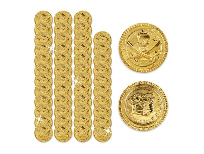 Relaxdays Goldmünzen 48er Set