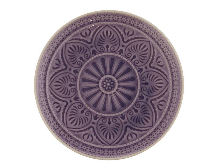 Teller SUMATRA Ø 21cm Violett/Violett