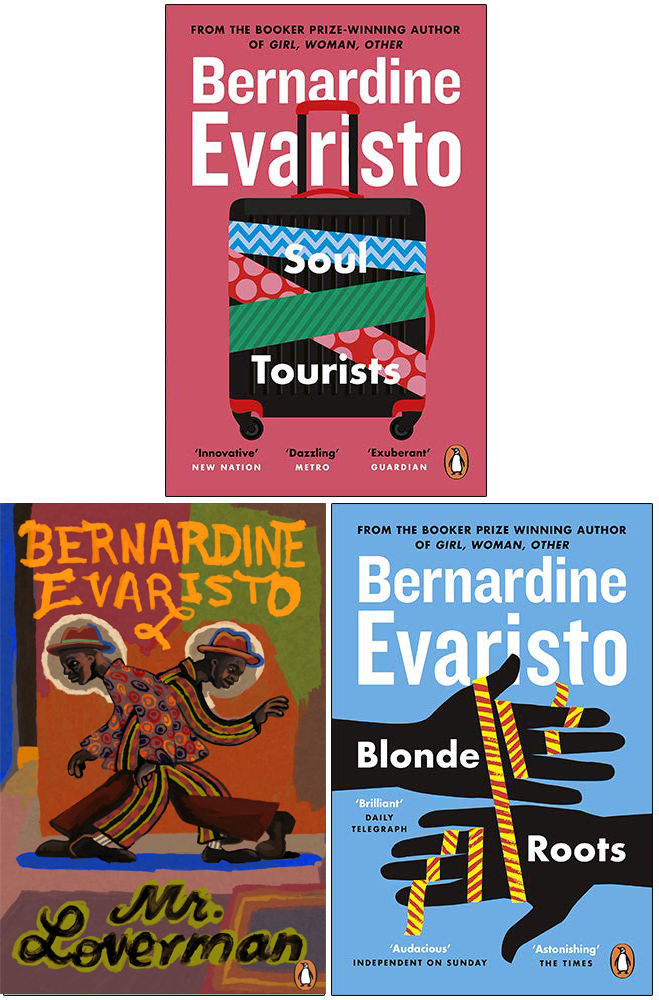 Penguin Bernardine Evaristo Collection 3 Books Set (Soul Tourists, Mr Loverman, Blonde Roots)