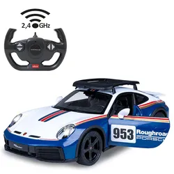 JAMARA Porsche 911 Dakar Performance 1:14 blau 2,4GHz Tür manuell