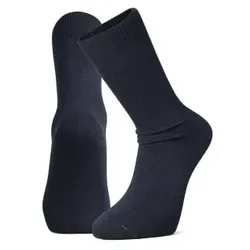 Panos Emporio 3P Carl Flat Knit Socks Navy One Size Herren