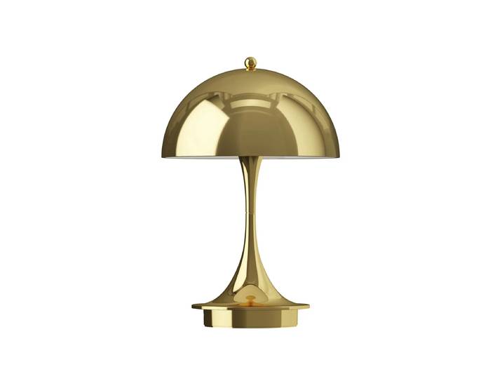 Louis Poulsen - Panthella 160 Portable V3 Akku LED-Tischleuchte, messing
