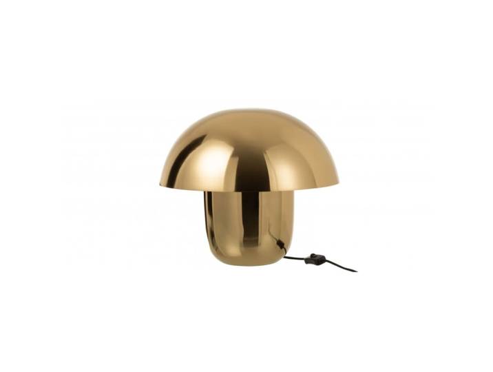 Lampe champignon en métal doré 40x40x34 cm