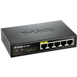 D-LINK DGS-10 Desktop Gigabit Switch, 5x RJ-45, PoE+