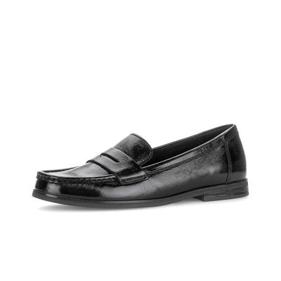 Slipper GABOR "Slipper", Damen, Gr. 39, schwarz, Schuhe Slipper