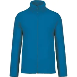 Kariban Herren Microfleece Jacke 'Falco' Fleece-Jacke K911 tropical blue S