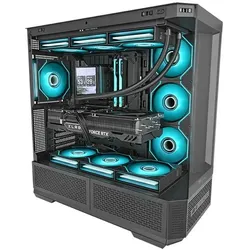 Thermaltake Lüfter SWAFAN 120 EX INFINITY ARGB Sync (120 mm, 1x), PC Lüfter, Schwarz