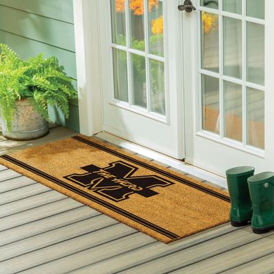 Evergreen Marshall University Monochrome Indoor/Outdoor Coir Door Mat