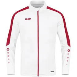 Jako Polyesterjacke Power Kinder - weiß/rot - 164