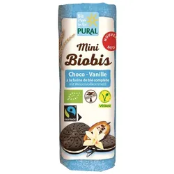 Pural Mini Biobis Choco-Vanille Weizen Kakao Doppelkeks bio