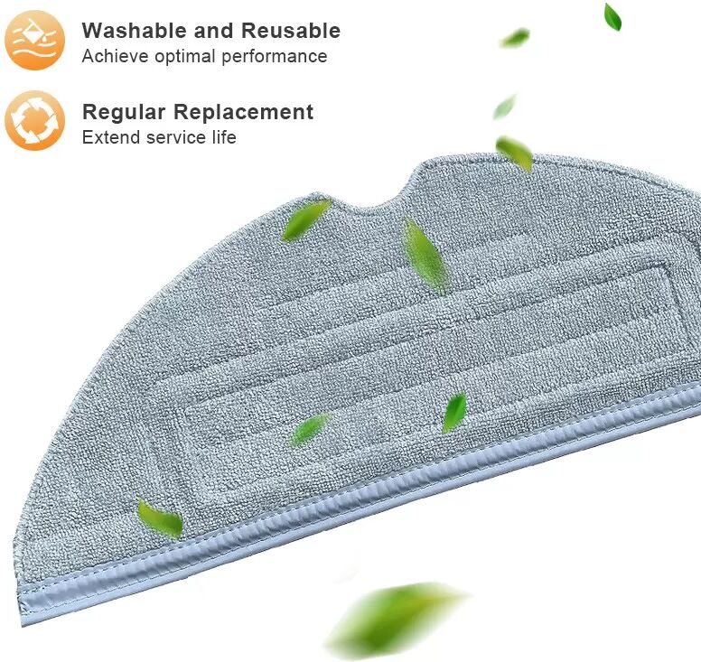 INF Tampons de vadrouille pour Roborock S7/S7 Plus/S7 MaxV/S7 MaxV, paquet de 10