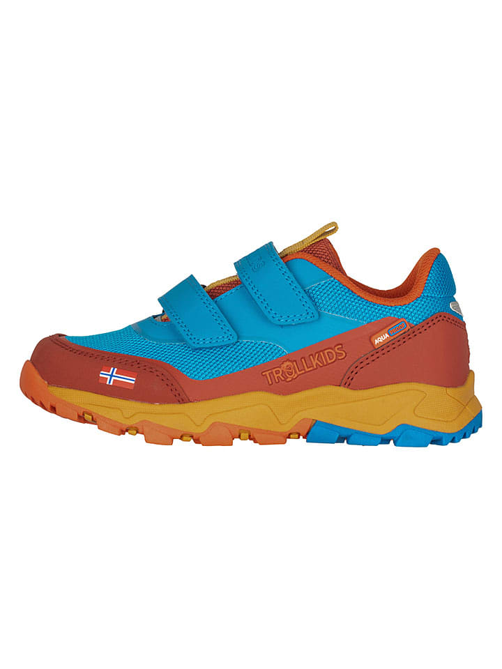 Trollkids Wanderschuhe "Preikestolen" in Blau - 28