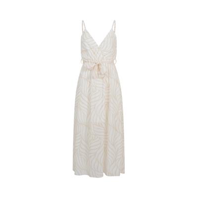 A-Linien-Kleid CLOUD 5IVE "CLOUD 5IVE Maxi Dress", Damen, Gr. XL, US-Größen, beige, 100% Polyester, normal, Kleider