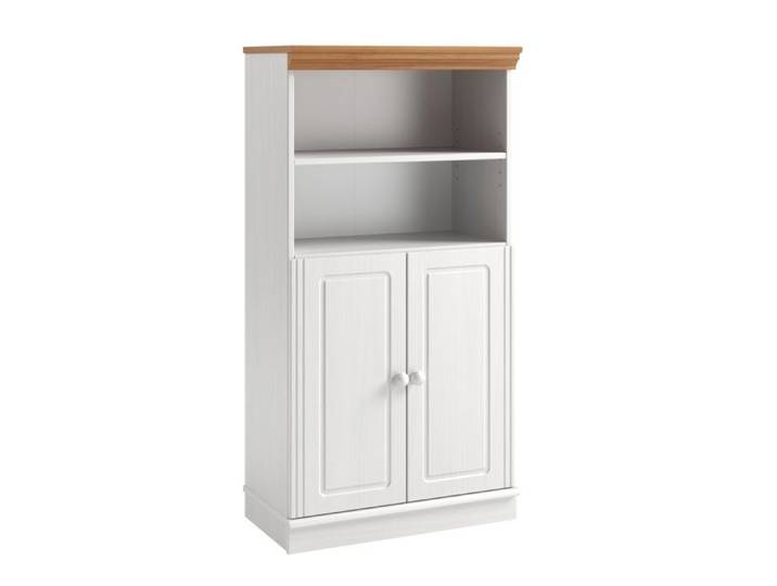 Anita-armoire M 2 Portes Blanc / Miel