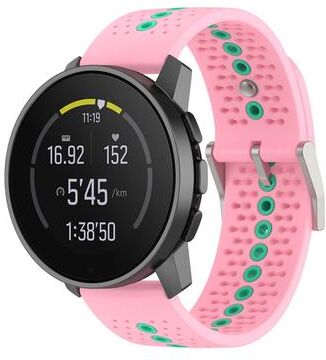 Everyday Crate Suunto Run Race Race S Vertical 9 Peak Pro Silicone Watch Band Breathable Sport Replacement Strap pink Mint Green