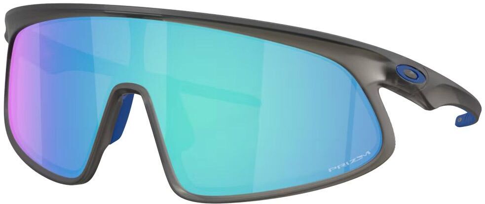 Oakley  - Rslv Matte Grey Smoke Prizm Sapphire - Lunettes de soleil