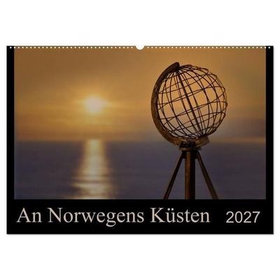 An Norwegens Küsten (Wandkalender 2027 DIN A2 quer), CALVENDO Monatskalender