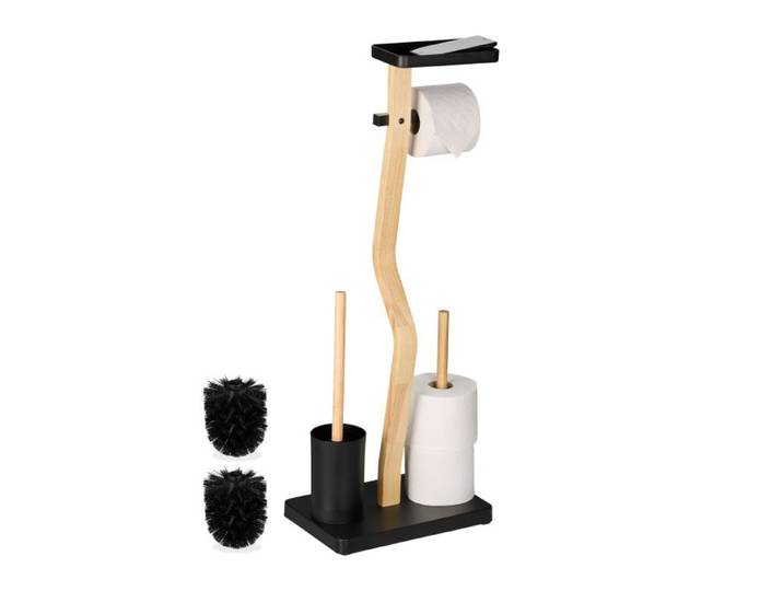 Relaxdays Toiletrolhouder met reserverolhouder