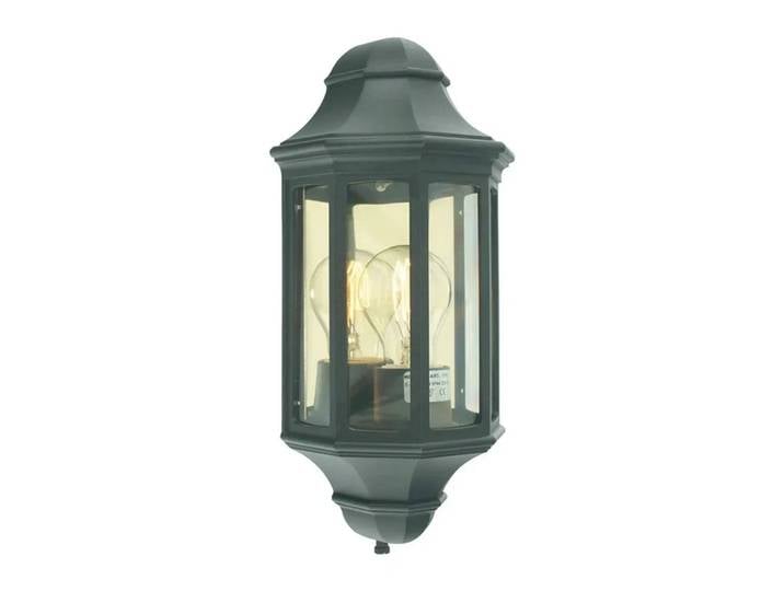 Genova Mini Applique Murale d'Extérieur Noir - Norlys - Terrasse - Aluminium