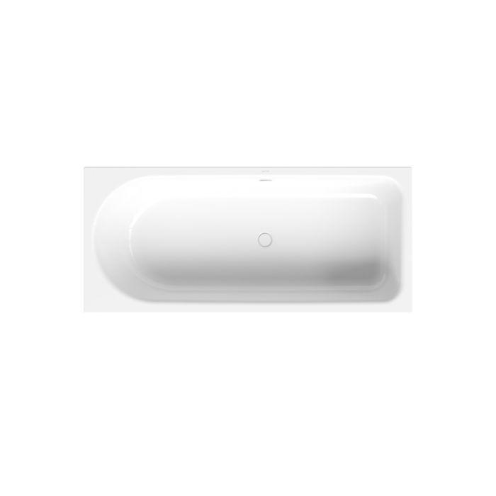 Bette BetteOcean Badewanne 8850-000AR 160x70x45cm, Fußende rechts, Überlauf hinten, Antirutsch, weiß