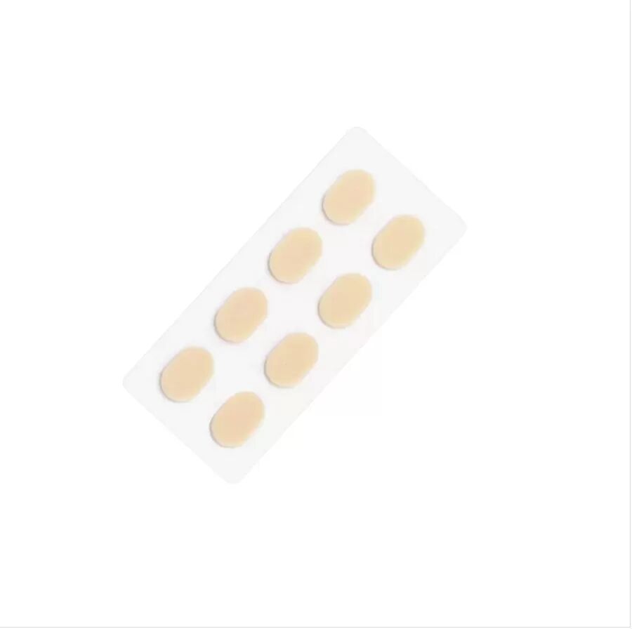 INF 20 Stück Anti-Rutsch EVA Schaumstoff Nasenpads für Brillen Beige