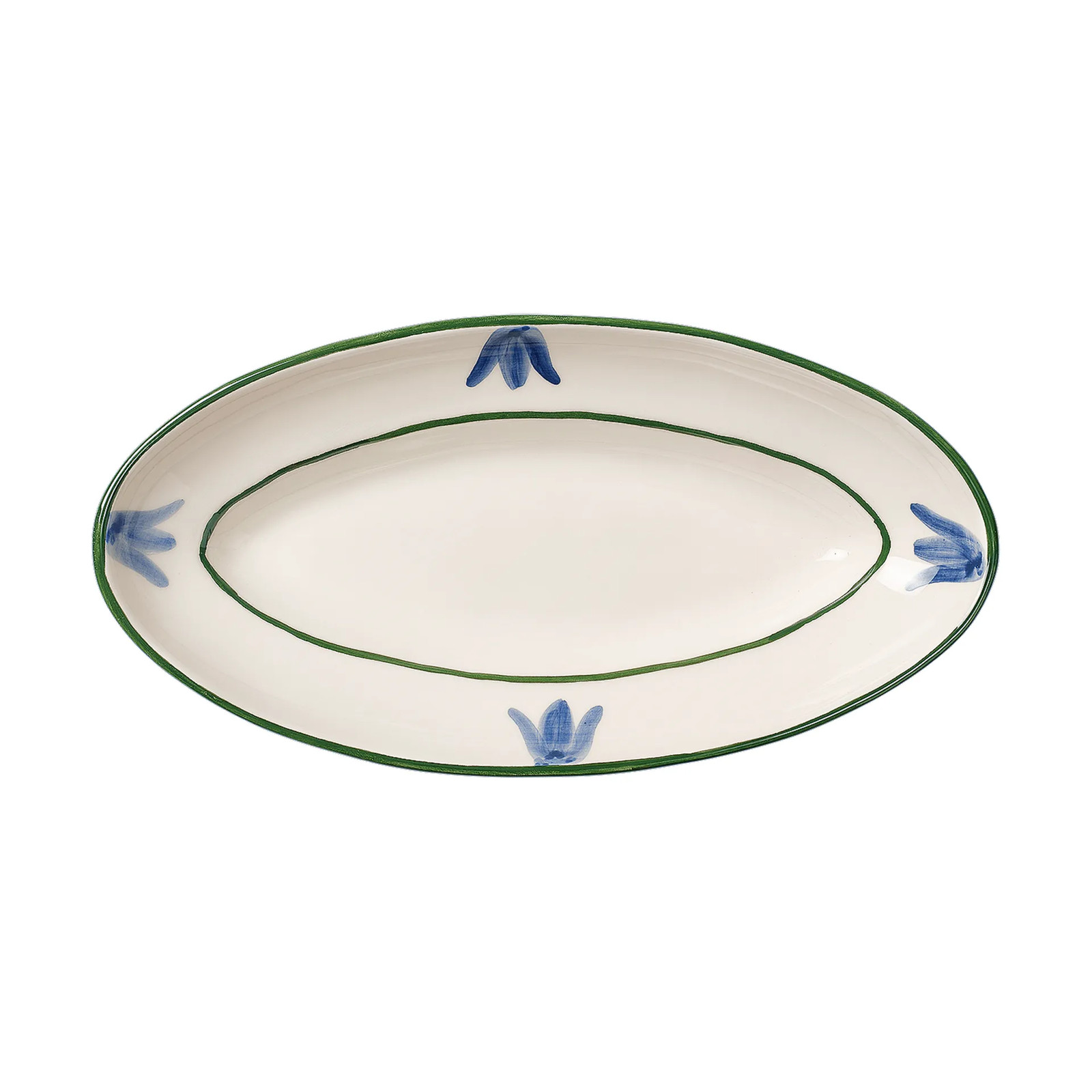 Pick a Poppy Cottage flower Blue Bell serveerschaal - Lichtblauw - 25,5 cm