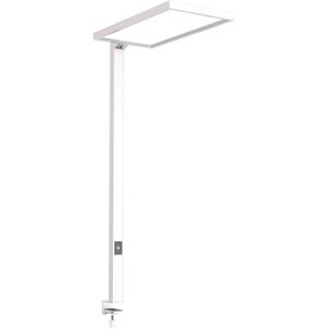 LEDmaxx Schreibtischlampe Luka Up & Down, weiß, LED, dimmbar, mit Tischklemme & Touchpanel, 8.400 Lumen, neutralweiß