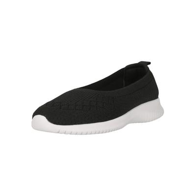 Slipper ENDURANCE "Pavia", Damen, Gr. 39, schwarz-weiß (schwarz, weiß), Kunstfaser, Schuhe Slipper, atmungsaktiv