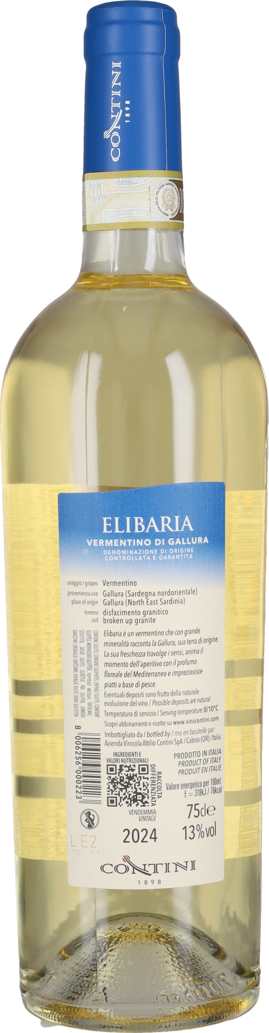 Contini Vermentino di Gallura 'Elibaria' 2025