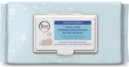 Be+ Toallitas Dermolimpiadoras Extra Suaves 72 uds