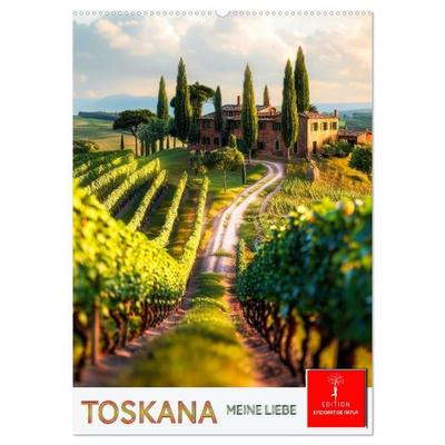 Toskana meine Liebe (Wandkalender 2027 DIN A2 hoch), CALVENDO Monatskalender