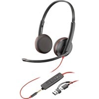 Blackwire 3225, Headset schwarz, Stereo, USB-C