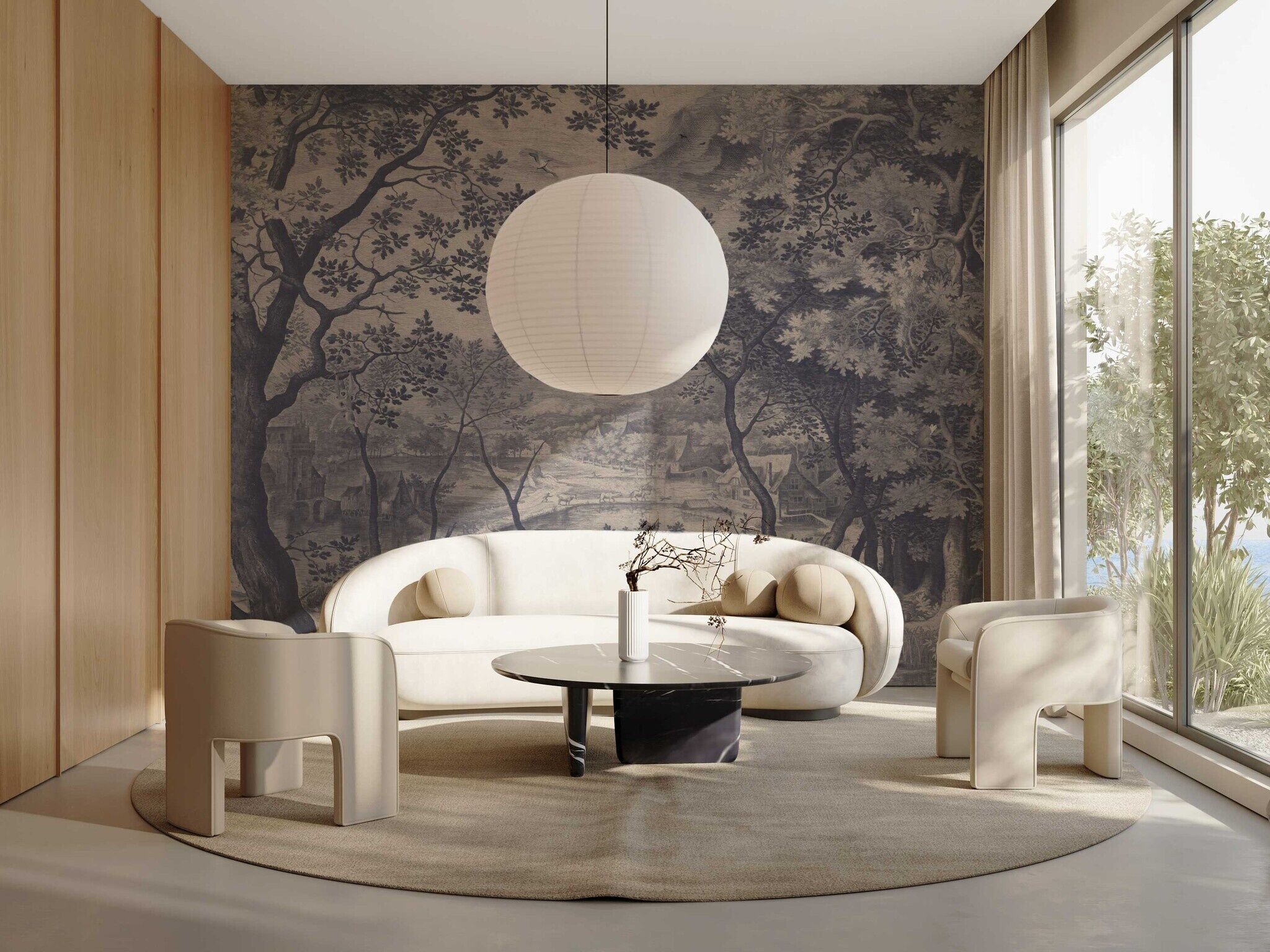 Annet Weelink Into The Woods Blue   8785280861832   Behang