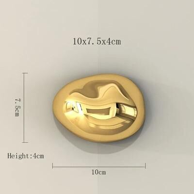 Uplift Picks Modern 3D Stone Wall Hanging Decor Simulation Pendant For Living Room 03