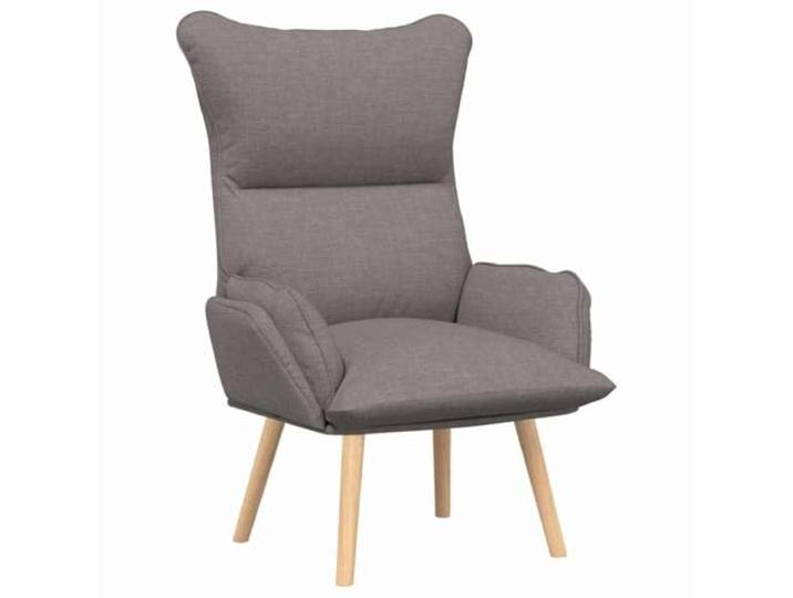 KDVXBCQJH Sessel Polstersessel mit Holzbeinen Taupe 69x74x93 cm Bequemer Polsterstuhl mit weicher Wattierung und Echtholzbeinen für stilvolle Entspannung im Wohnzimmer oder Büro.