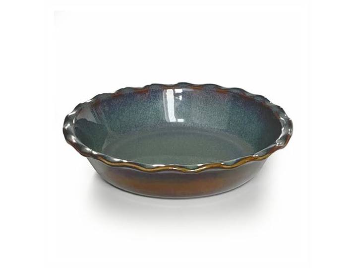 Emile Henry Kuchenform zum 175. Jahrestag, hergestellt in Frankreich, Blau/Tisch