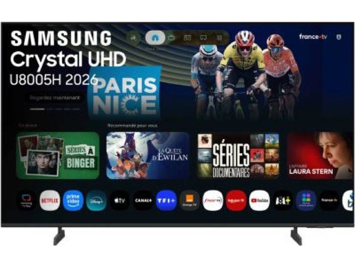 Samsung - Tv Led Tu43u8005h (2026) 43 (108 Cm) 4k Ultra Hd - Smart Tv Avec Ia
