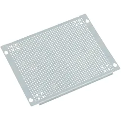 ABN FMSK12FN10 Media Montageplatte 1FB/2RE_10 gelocht 224x190mm (fest) (10 Stück)