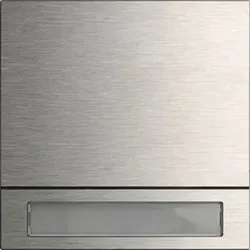 Gira Ruftastenmodul 1-fach System 106 System 106 2-Drahtbus Edelst.IP54 5531920