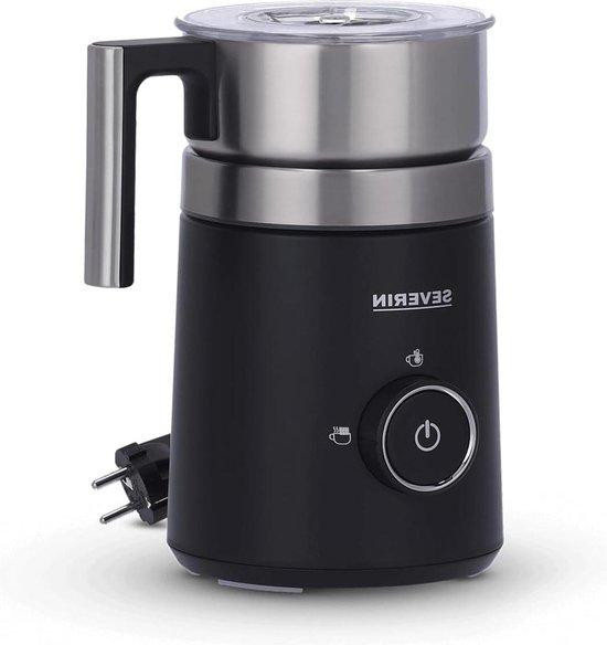 Severin Elektrische Inductie Melkopschuimer met Cacaofunctie, 500 ml, Zwart-grijs