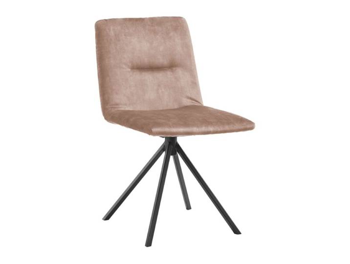 Musterring JustB! SP500 Stuhl in Velours mit Stativgestell - Velours S4148 ecru - ohne Funktion Drehfunktion, Rückholfunktion Modern, Zeitlos